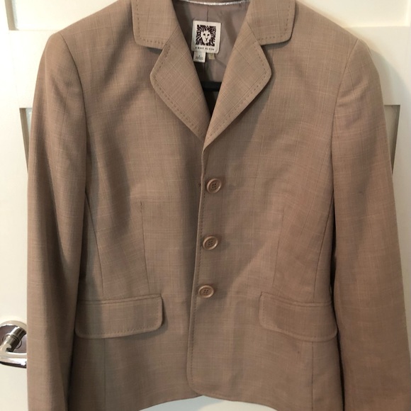 Light Brown Anne Klein Blazer - Picture 1 of 6